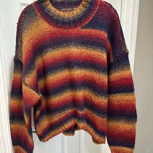 Multicolor Striped Women's Sweater